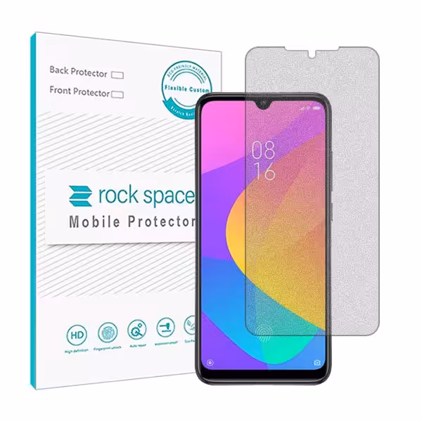 گلس شیائومی Mi CC9e مدل نانو هیدروژل گیمینگ برند راک اسپیس کد 2234S