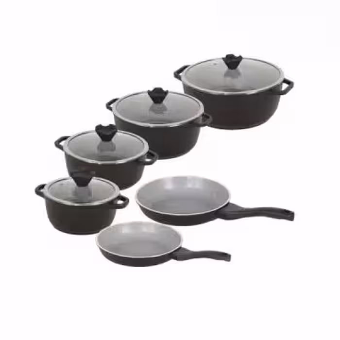 سرویس پخت و پز 10پارچه عروس مدل کلاسیک خطی