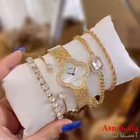 ساعت زنانه هایدی همراه 4عدد دستبند  موتور کوارتز کد WTCH11298W