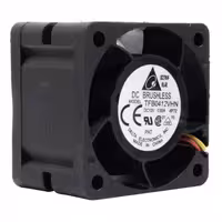 جت فن بلبرینگی 12V-0.50A سایز 4x4x2.8cm مارک DELTA مدل TFB0412VHN