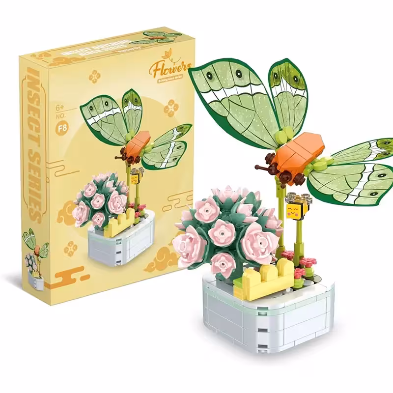 اسباب بازی لگو گل و حشرات مدل پروانه کد 103F8