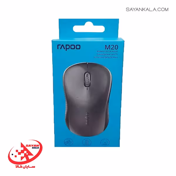 ماوس رپو مدل MOUSE RAPOO M20 BLACK