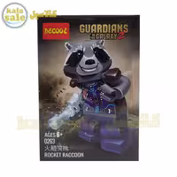 لگو ساختنی دکول مینی فیگور راکت راکون Decool Guardian of the Galaxy 2 Rocket Raccoon 0263