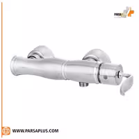 شیر توالت دوان مدل لاکا کروم مات