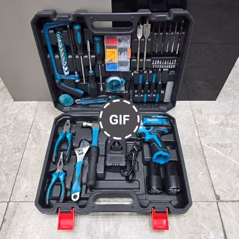 مجموعه دریل شارژی 18 ولت چکشی طرح ماکیتا  مدل 18vm