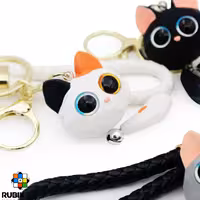 جاکلیدی سرامیکی طرح گربه