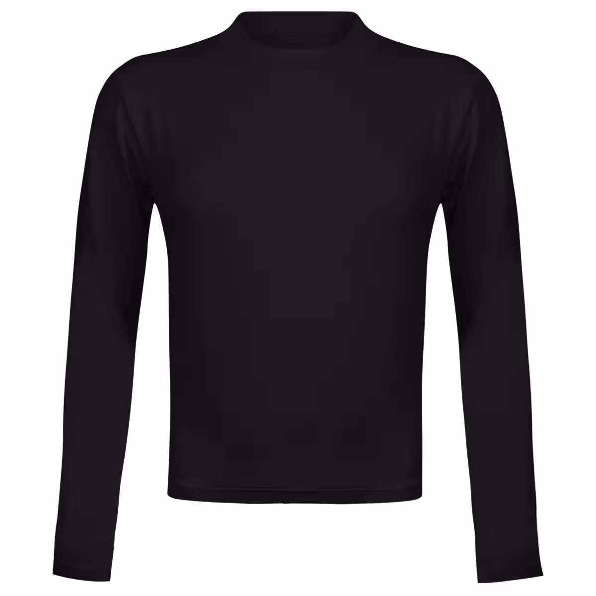 کراپ‌ تی‌شرت آستین بلند زنانه مدل پشت بند ضربدری رنگ مشکی کد 5228-609P