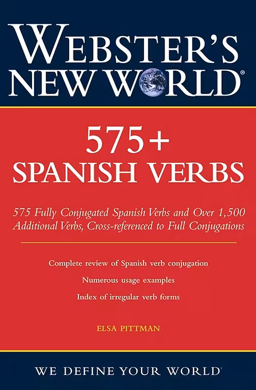 کتاب افعال اسپانیایی Webster's New World 575 Spanish Verbs