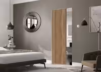 مکانیزم روف هنگ 2700mm تک درب چوبی ساختمانی برقی سینکرونایز با عرض درب حداکثر 1350mm فانتونی K098