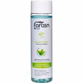 تونر پاک کننده پوست چرب و مختلط چای سبز فاربن حجم 200 میلی لیتر ا Farben Grean Tea Toner for Oily Skin 200