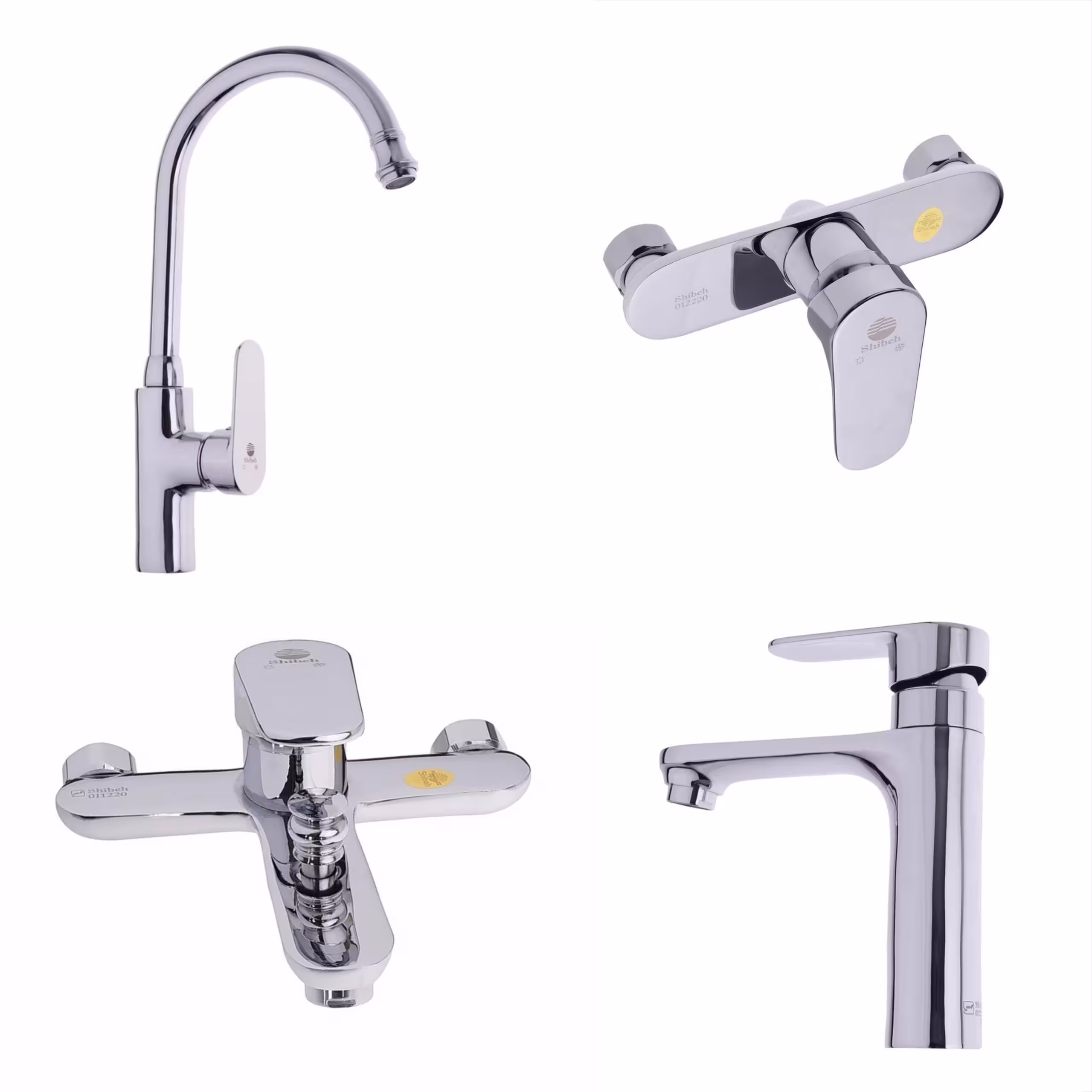 ست شیرآلات شیبه مدل لاله