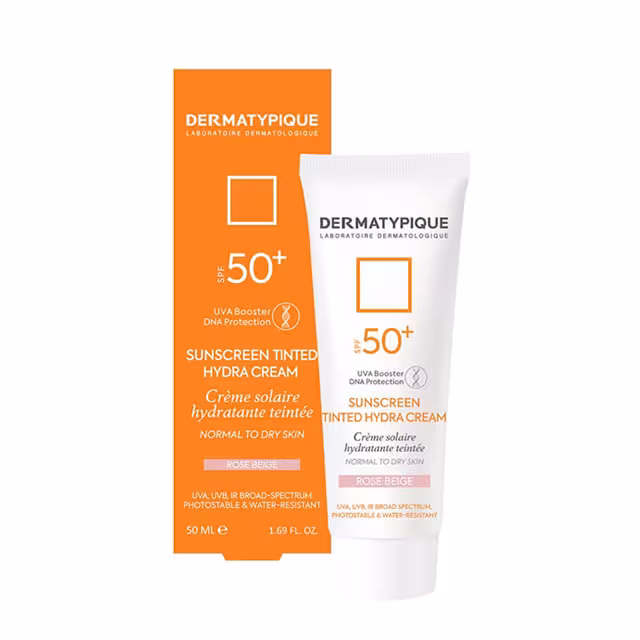 کرم ضد آفتاب رز بژ درماتیپیک SPF50 حجم 50 میلی لیتری