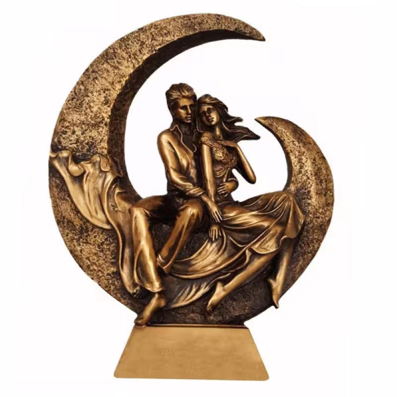مجسمه مدل عشاق ماه سوار