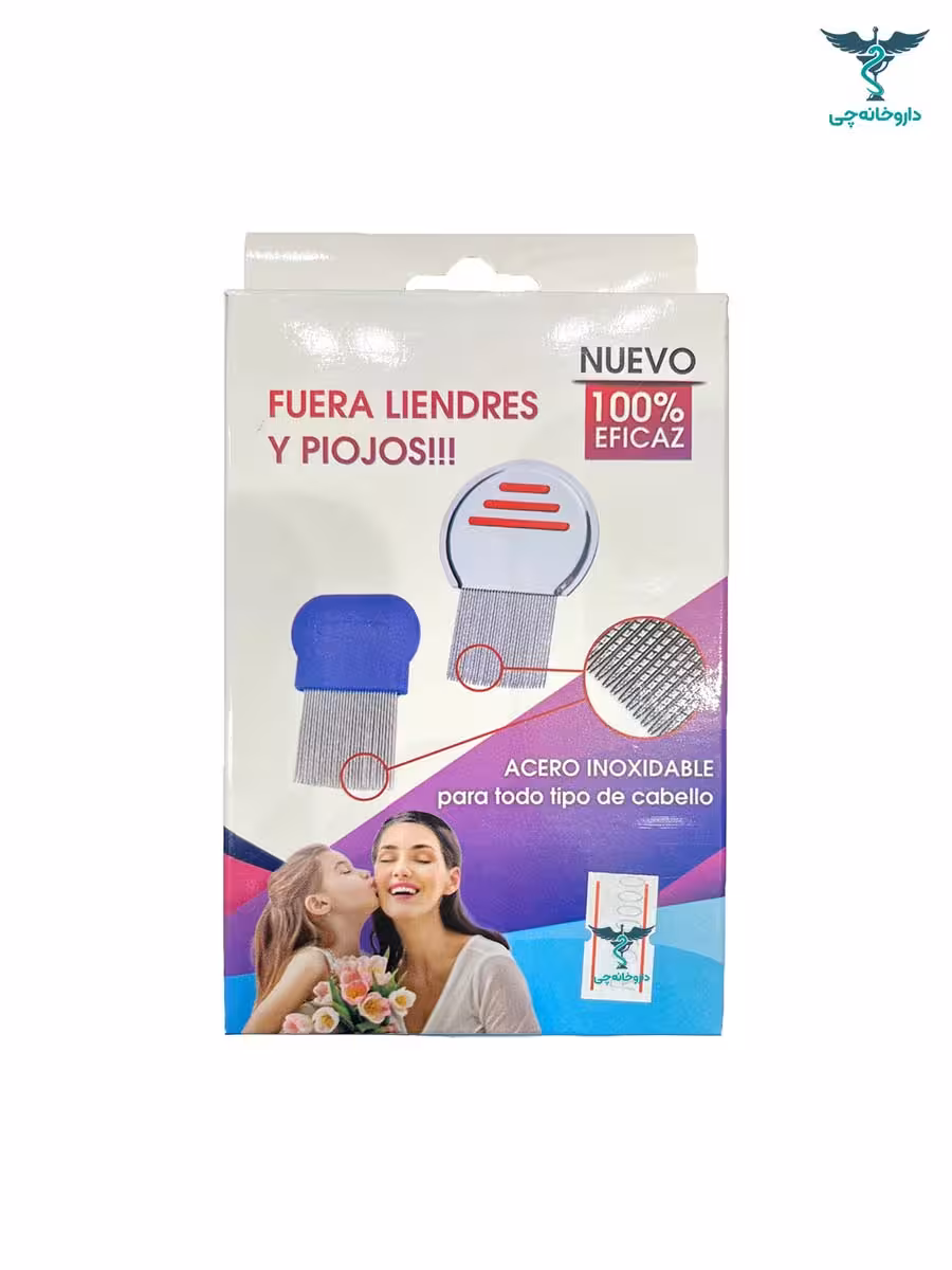 شانه ضد شپش دسته کوتاه Nuevo