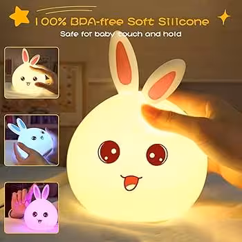 چراغ خواب سیلیکونی رابیت