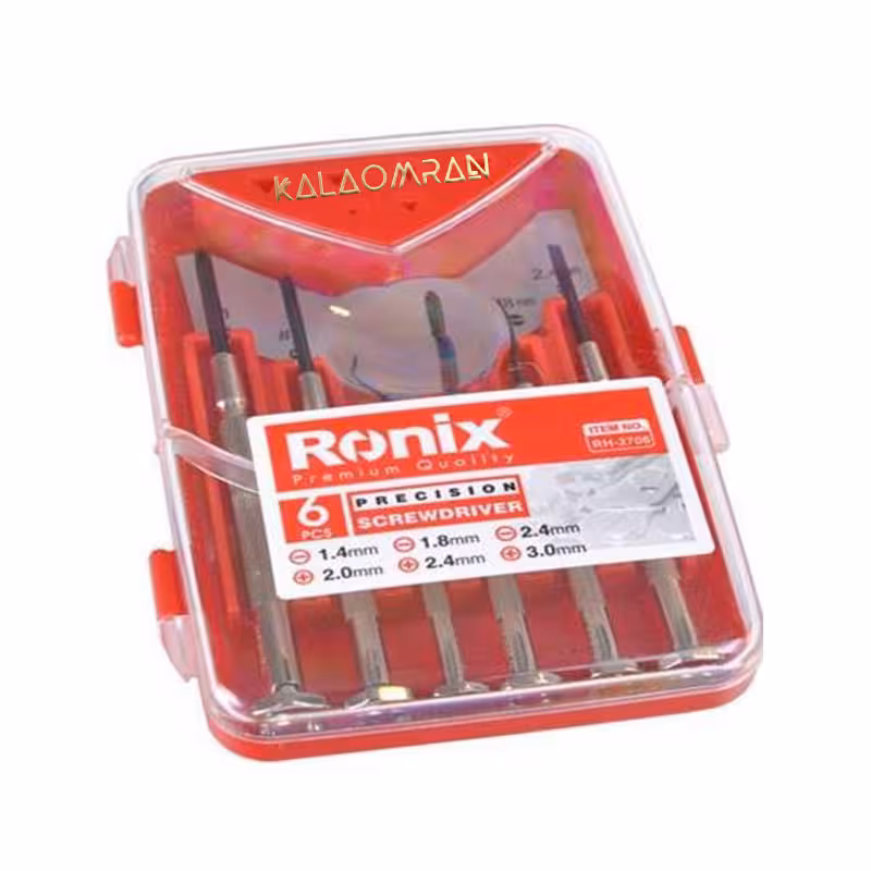 مجموعه 6 عددی پیچ گوشتی ساعتی رونیکس مدل RH 2706