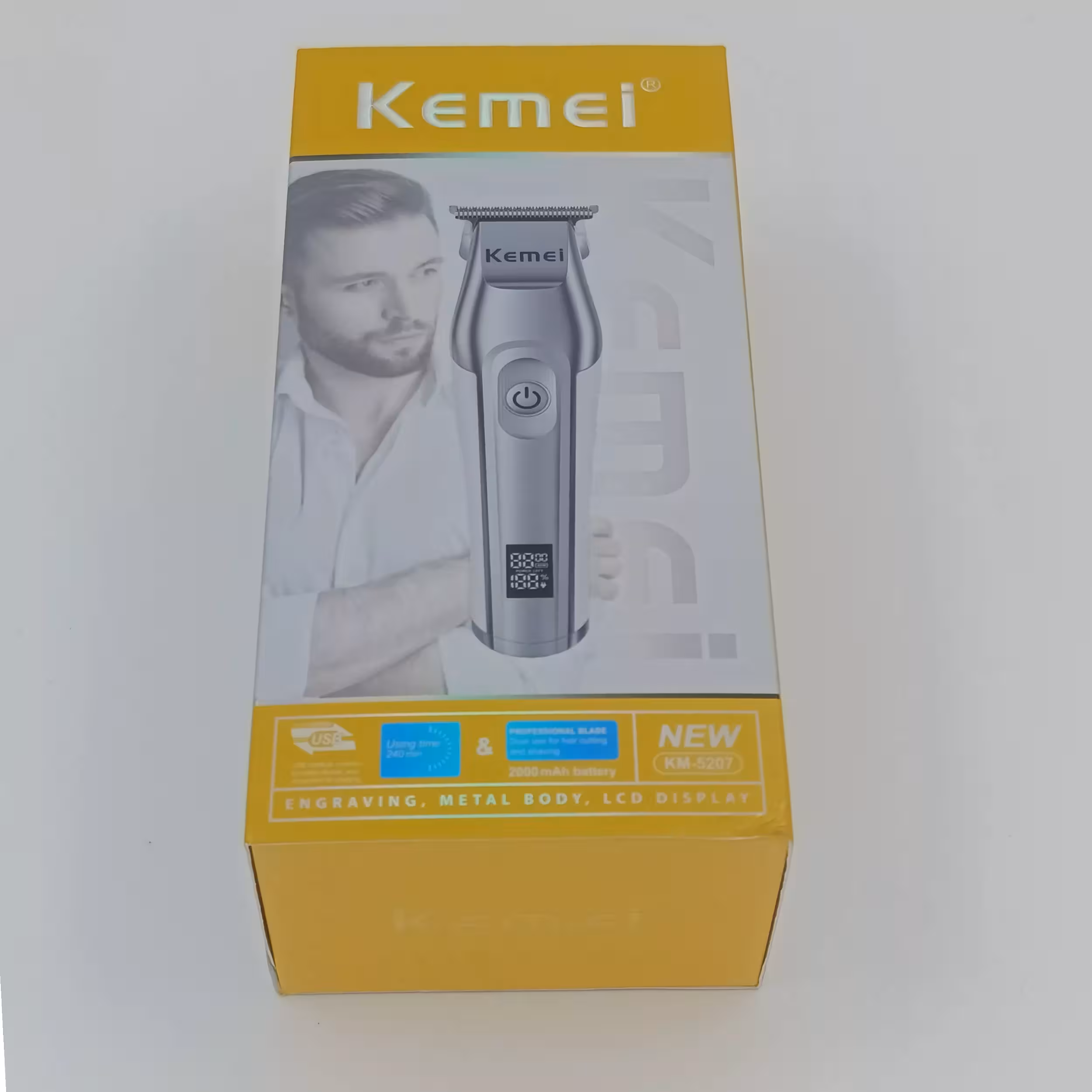 ماشین اصلاح موی سر و صورت کیمی مدل km-5207