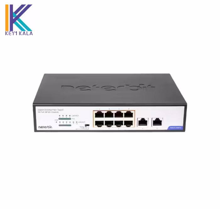 سوئیچ 8 پورت POE نتربیت مدل NGS-F1010P-A