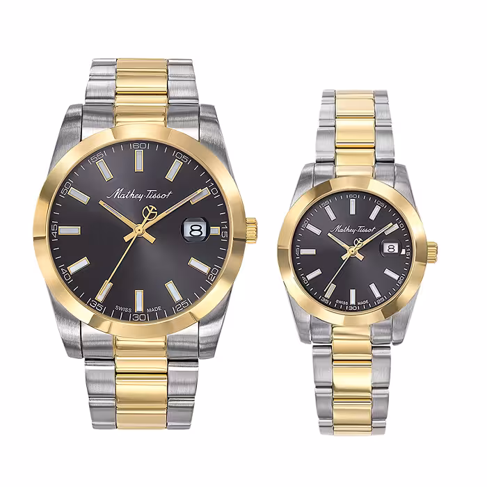 ساعت مچی متی تیسوت ست زنانه و مردانه مدل MATHEY TISSOT D450bn H450bn