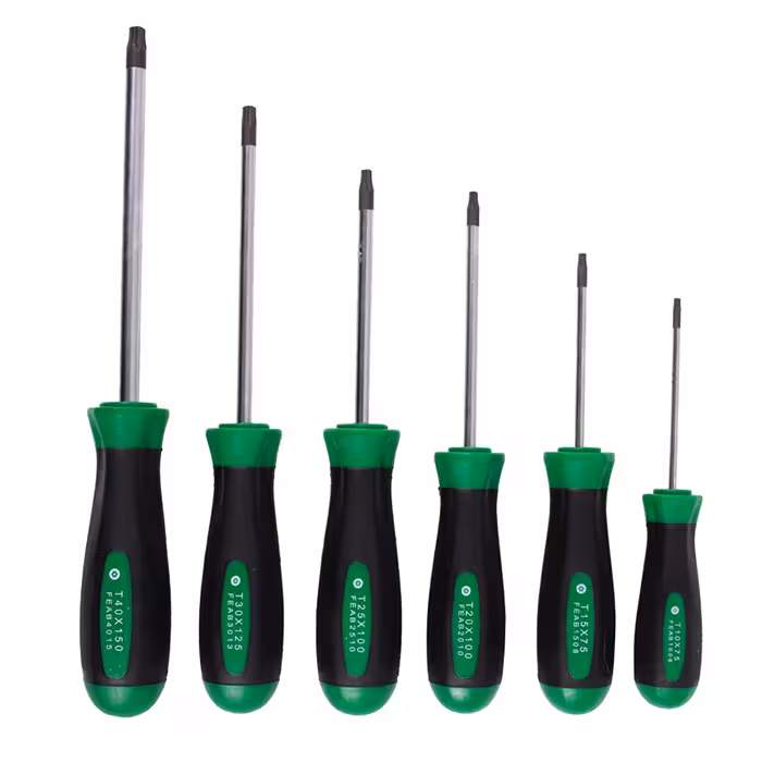 ست 6 عددی پیچ گوشتی ستاره ای تاپ تول مدل 0610