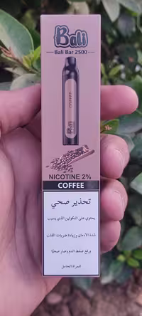 پاد یکبار مصرف بالی 2500 پاف با طعم قهوه
