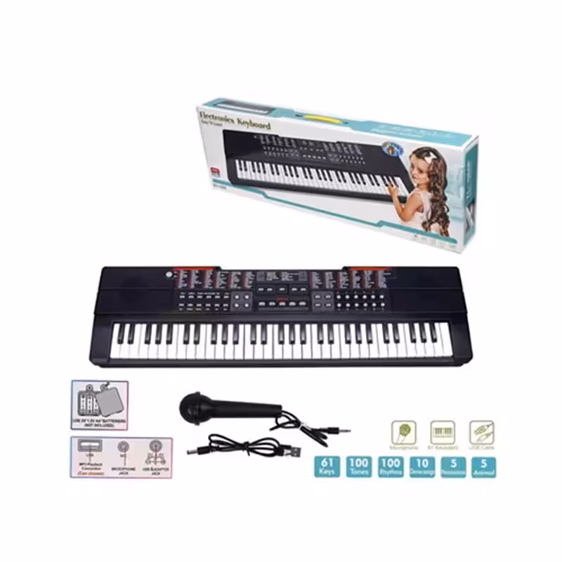ارگ موزیکال 61 کلید Electronic Keyboard Piano 61 Keys کد 1688
