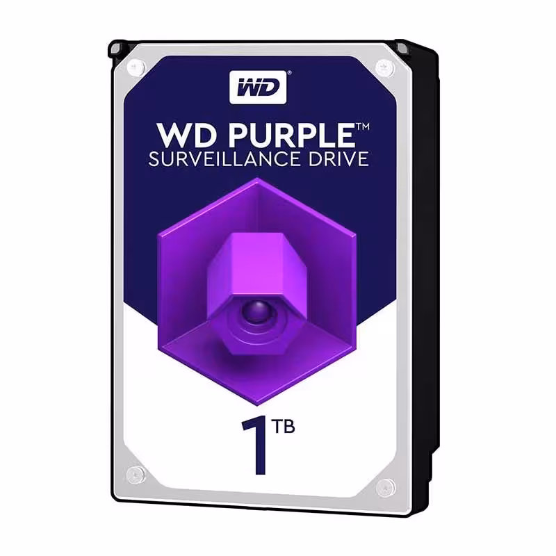 هارد دیسک اینترنال وسترن دیجیتال سری Purple با ظرفیت 1 ترابایت