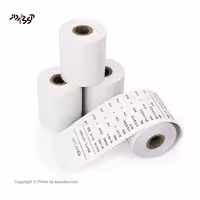 رول حرارتی خارجی 8 سانت /40 یاردی/چاپ مشکی