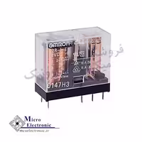 رله شیشه ای 12 ولت 16 آمپر 8 پایه OMRON