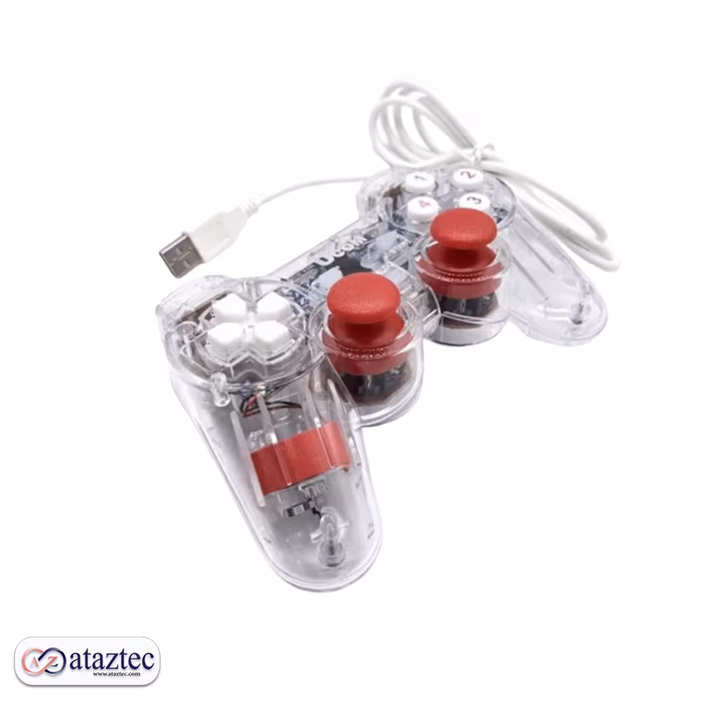 دسته بازی 2008 DW 2 – کنترلر سیمی حرفه‌ای با ویبره و جوی‌استیک دوگانه