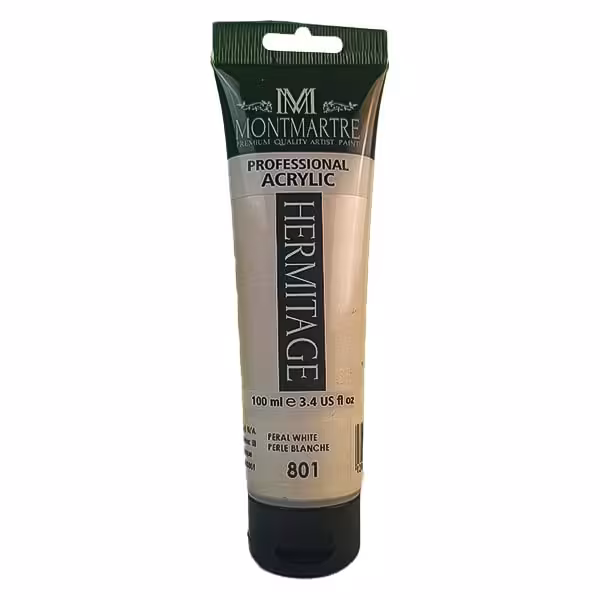 رنگ اکریلیک مونمارت Peral White کد 801