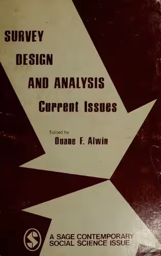 خرید و دانلود نسخه کامل کتاب Survey Design and Analysis: Current Issues