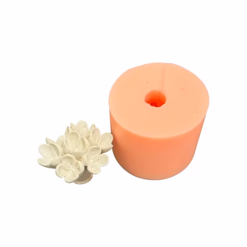 قالب سیلیکونی دسته گل یاس قطر 4 ارتفاع 4 سانت