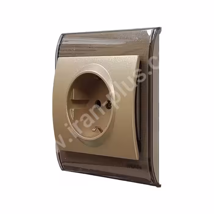 پریز برق ارت دار مدل ایران 2008 بژ