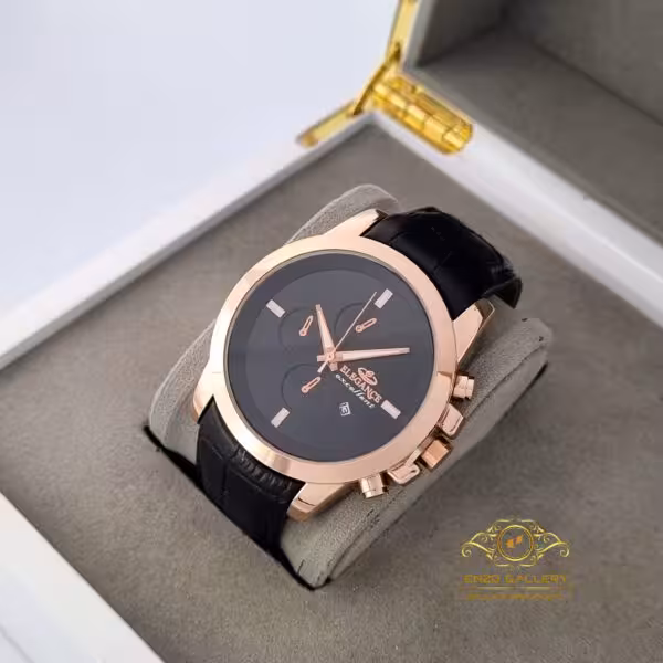 ساعت مچی الگانس چرمی مردانه جدید  eg139