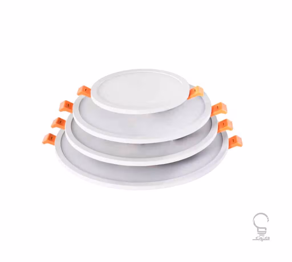 پنل LED توکار گرد 15 وات سان لوکس