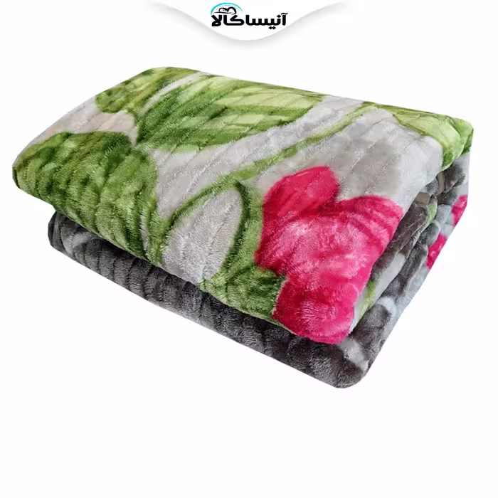 پتو نرمینه بافت مدل نسیم کد 44 سایز 155×210 سانتی متر