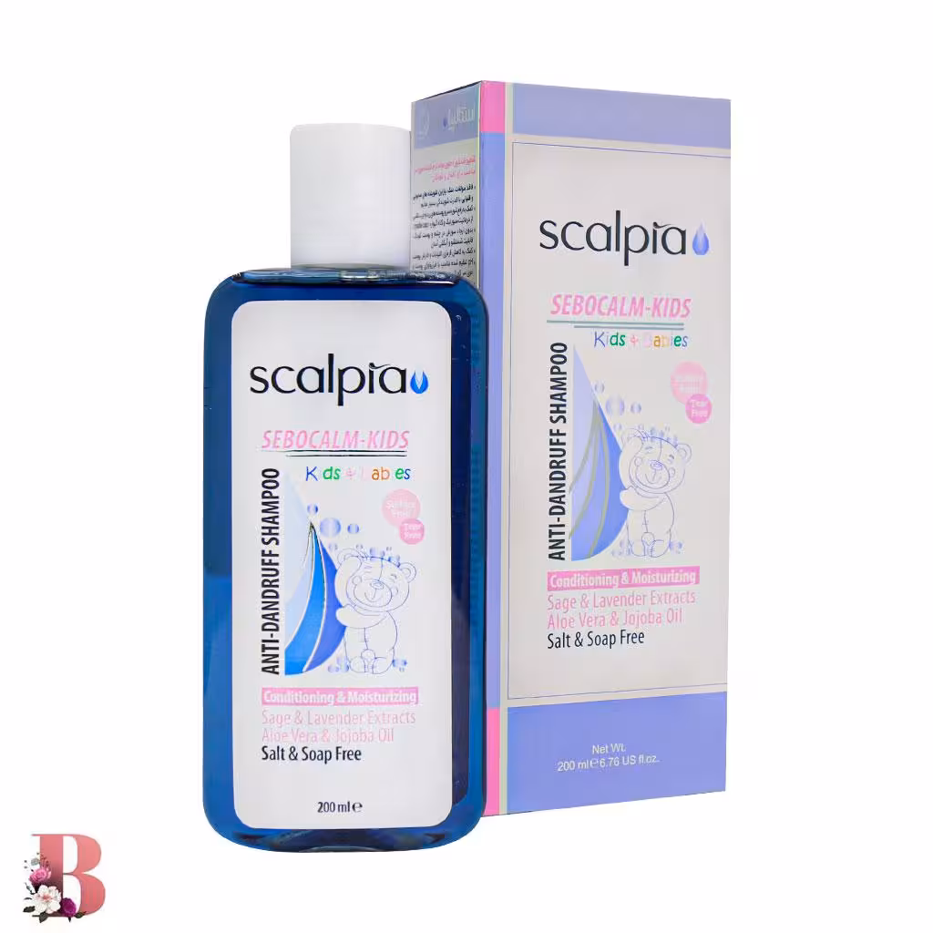 شامپو ضد شوره کودکان اسکالپیا مدل Sebocalm-Kids حجم 200 میلی لیتر | Scalpia Sebocalm Kids Anti Dandruff Shampoo 200 ml