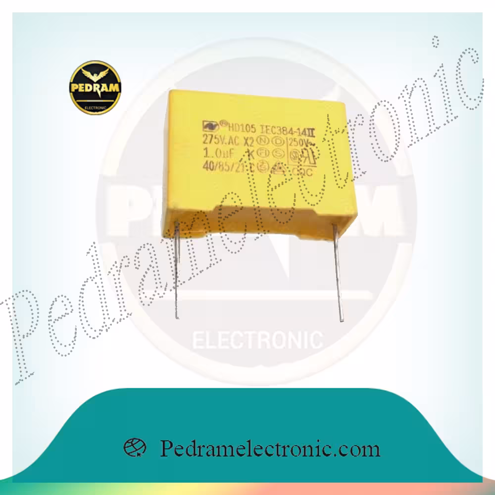 خازن 1MF 275VAC MKT 105-275V