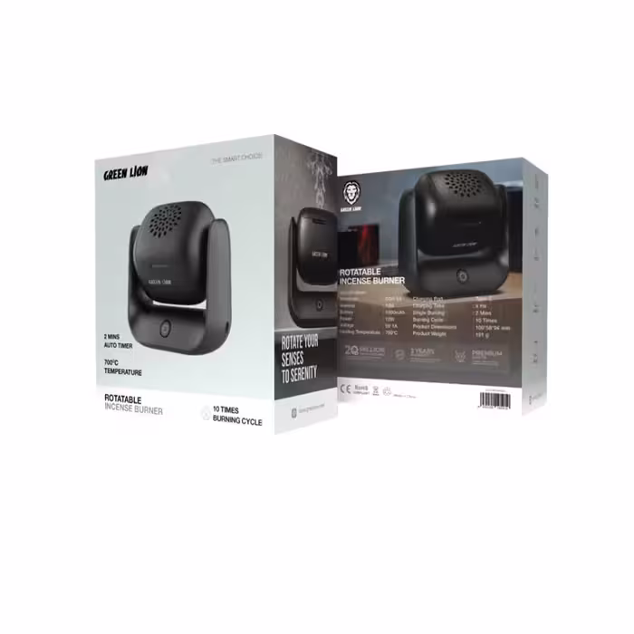 دستگاه بخور قابل چرخش گرین لاین مدل Green Lion Rotatable Incense Burner