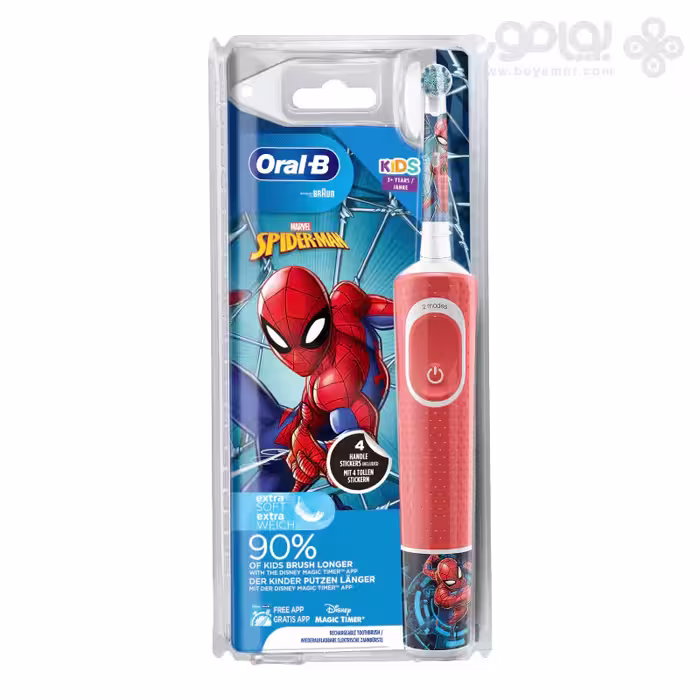 مسواک برقی اورال بی بچگانه مدل MARVEL SPIDER-MAN
