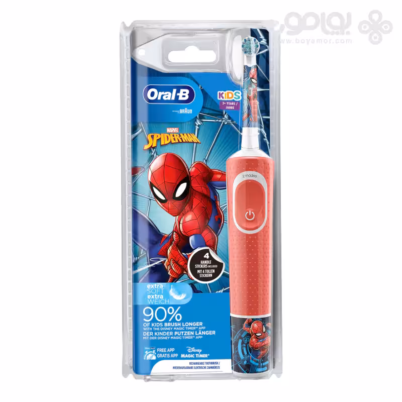 مسواک برقی اورال بی بچگانه مدل MARVEL SPIDER-MAN