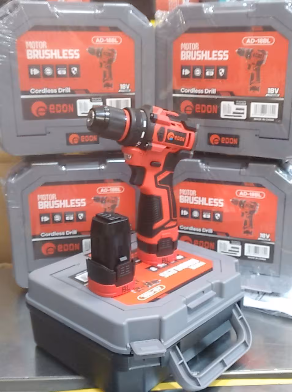 دریل شارژی 18 ولت براشلس ادون AD-18BL
