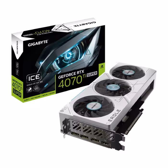 کارت گرافیک گیگابایت GeForce RTX 4070 Ti SUPER EAGLE OC ICE 16GB