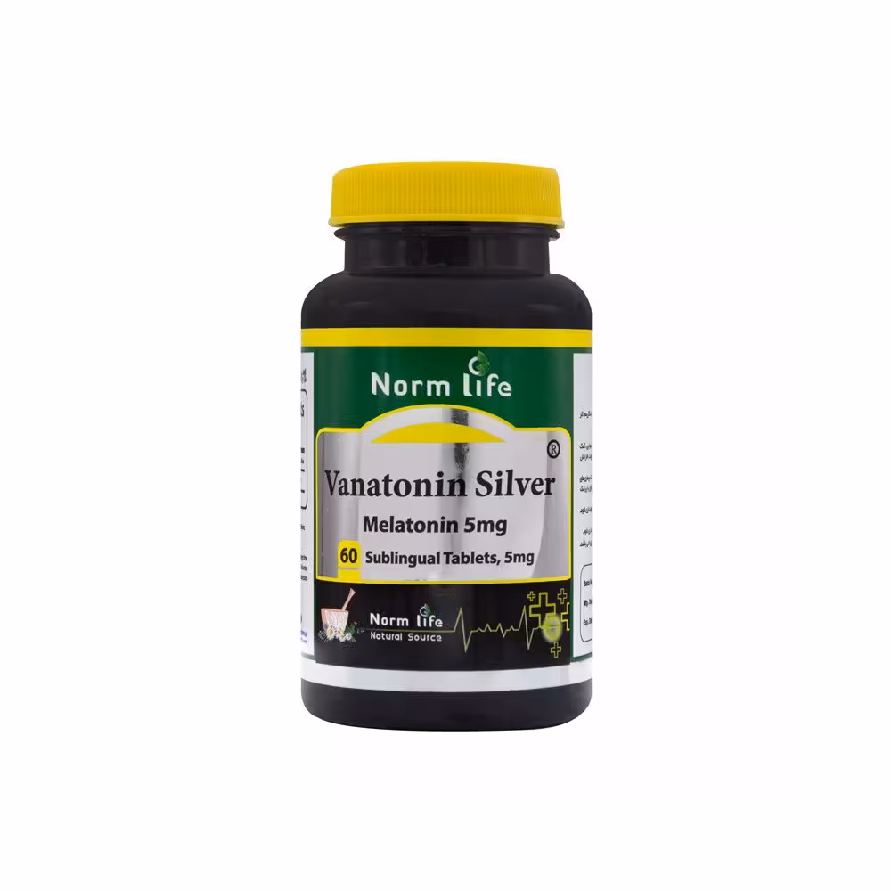 قرص زیر زبانی واناتونین سیلور نورم لایف 5 میلی گرم 60 عدد