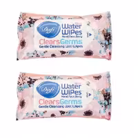 دستمال مرطوب دافی مدل clear-germs-2 مجموعه 2 عددی