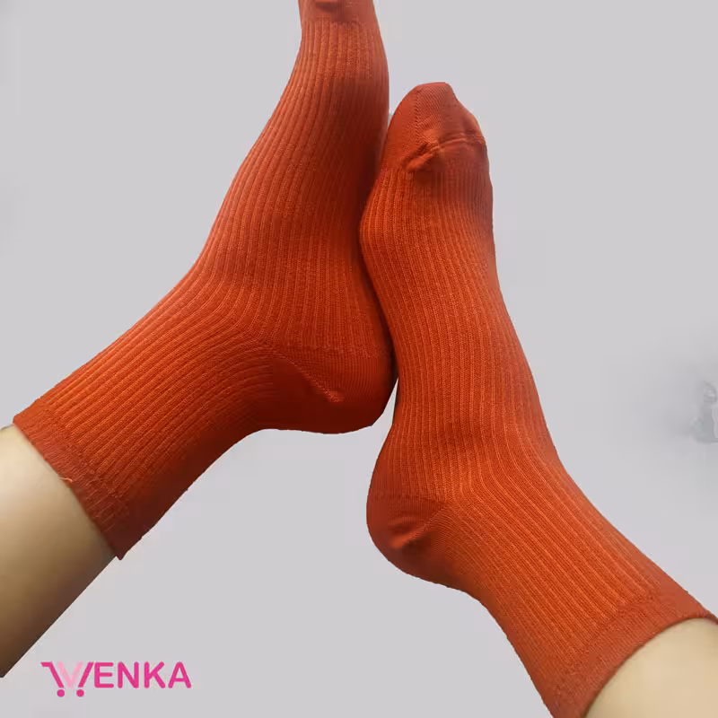 جوراب نیم ساق کبریتی کد 08463