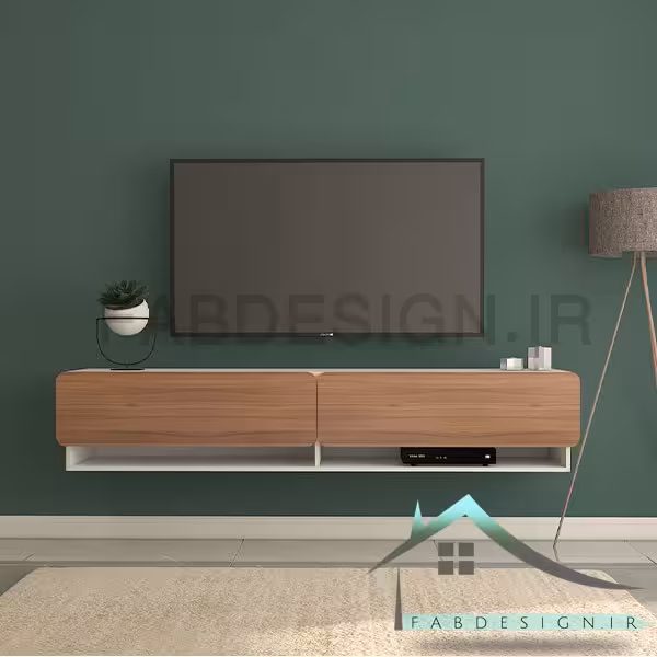 میز تلویزیون دیواری زمینی درب دار fabtable-310
