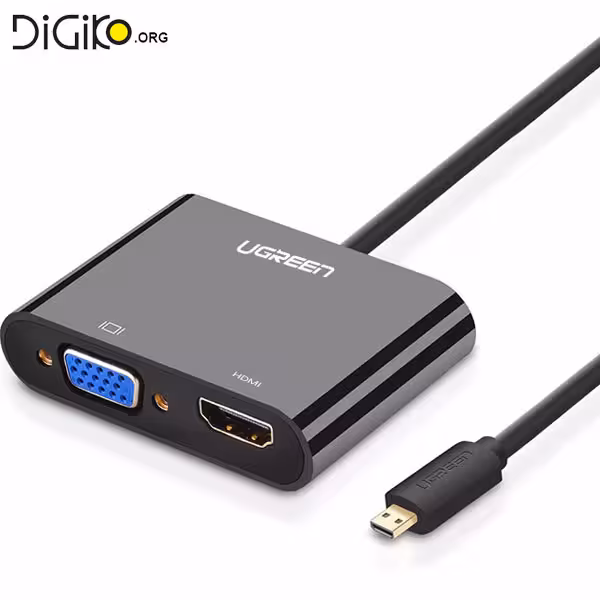 تبدیل Micro HDMI بهVGA HDMI با خروجی صدا (مارک UGREEN)