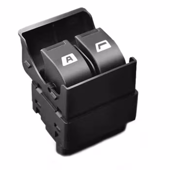 کلید شیشه بالابر جلو چپ خودرو وارون مدل P-266-AUTO-WH مناسب برای سمند